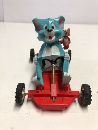VINTAGE MARX TOM AND JERRY Go Kart Friction Power Rare 1970s N6 2