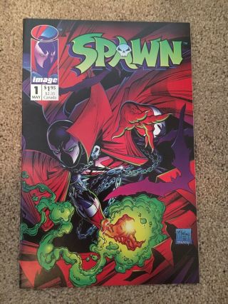 Spawn 1 First Appearance.  Nm.  Image Comics.  Todd Mcfarlane