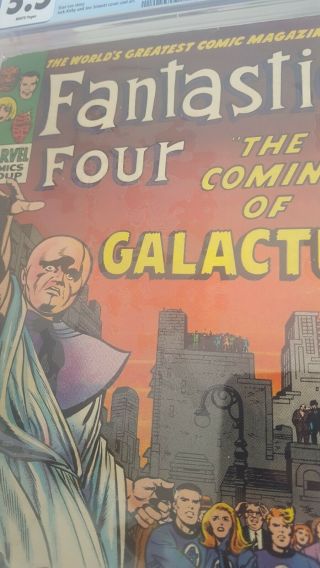 CGC 5.  5 Fantastic Four 48 1st Appearance Silver Surfer Galactus Marvel Comics 7
