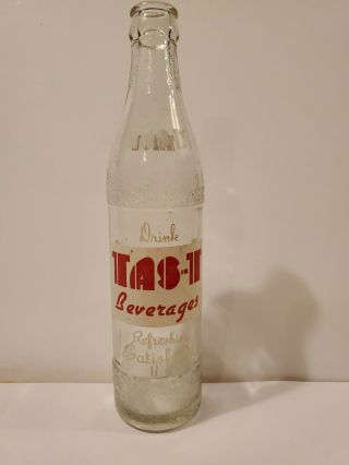 Vintage Acl Tas - T Beverages Soda Bottle - Bowling Green,  Kentucky 10 Oz.  Bottle