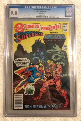 Dc Comics Presents 47 - Newsstand Edition - Cgc 9.  8 - First Appearance Of He - Man