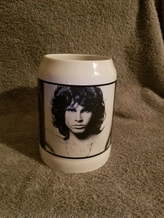 1997 The Doors Music Co Jim Morrison Beer Tankard Stein Coffee Mug Rare 5.  5 " H