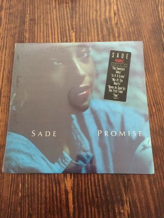 Sade - Promise  Vinyl Lp Hype Stickers