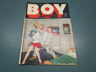 Antique 1945 No 1 Vol 24 10 Cent 52 Page Comic Boy Comics Gleason