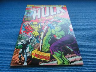 INCREDIBLE HULK 181 - (NM -) - 1ST FULL APP OF THE WOLVERINE/HIGH GRADE - W/PGS 8