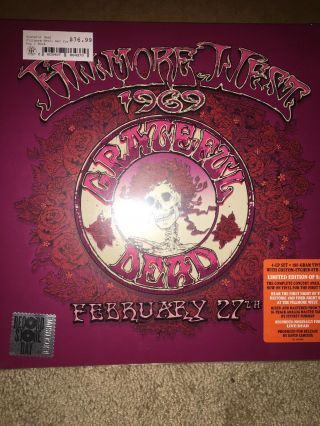 Grateful Dead - Fillmore West 1969 San Francisco Ca 2/27/69 Rsd 2018 Box