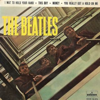 The Beatles Ep Spain 1964 I Want To Hold Your Hand,  3 With Mistake On Tittle