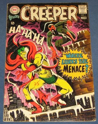 Beware The Creeper 1 June 1968 Classic Ditko Cover