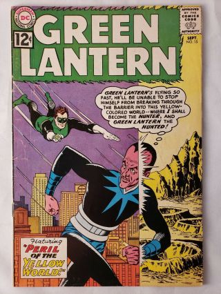 Green Lantern 15 (dc 1962) Sinestro Appearance Vg 4.  5