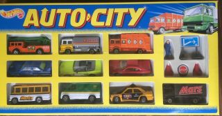 Hot Wheels Autocity Boxed Set Includes Very Hard To Find Cars
