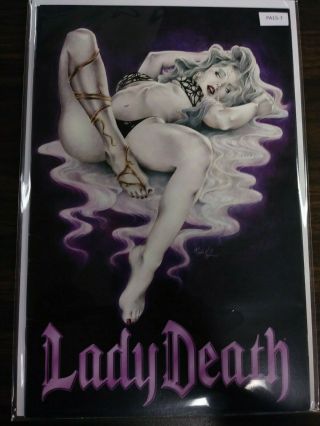 Lady Death 1 Limited Edition Virgin Variant Vf Chaos Pa15 - 7