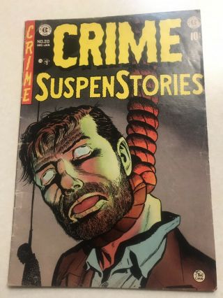 Crime Suspenstories 20 Ec Golden Age Horror Comic Crime Suspense Stories