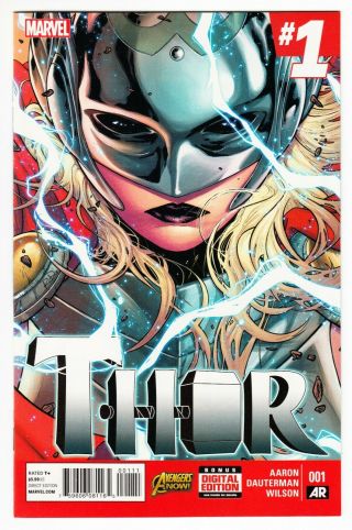 Thor 1 Nm 1st Print Jane Foster Marvel Comics 2014