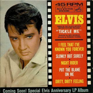 Elvis Presley Usa 5 Track Tickle Me Ps E.  P.