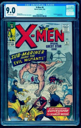 X - Men 6 Cgc 9.  0 1st First Sub - Mariner Meet See Our Fantastic Four 4