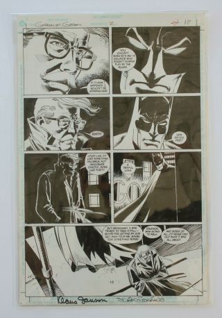 Batman: Gordon Of Gotham 2 Dick Giordano Klaus Janson Comic Page Art