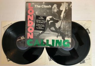 The Clash - London Calling - 1979 Us 1st Press E2 36328 (nm -) Ultrasonic