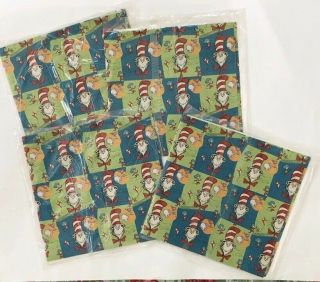 Dr.  Seuss Cat In The Hat Party Gift Wrapping Paper & Labels