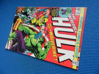 INCREDIBLE HULK 181 - (NM -) - 1ST FULL APPEARANCE OF THE WOLVERINE - 9