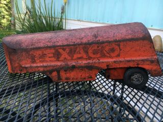 Vintage Steel Buddy L Toy Truck Texaco Trailer Only Part