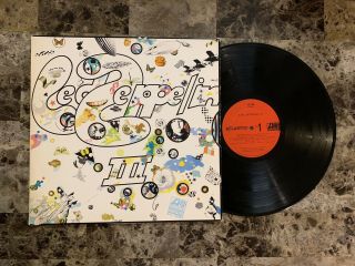Led Zeppelin Ii Canada Import Red Atlantic Label With Wheel Vinyl Lp Ex,