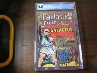 Fantastic Four 48 Cgc 4.  0 First Appearance Silver Surfer Marvel 1966