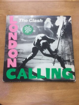 The Clash " London Calling " Double Vinyl Lp,  From 1979