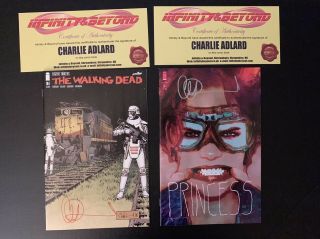 Walking Dead 184 Variant Set Nm Signed By Charlie Adlard W/ Coa’s