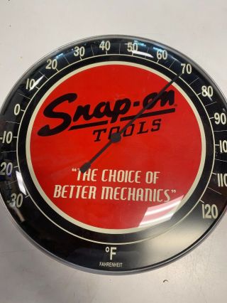 Vintage Snap - On Tools Thermometer - Farm Auto Shop Gas Oil Sign Ls Temperature