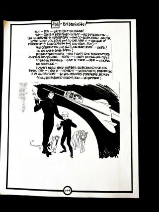 Alex Toth By Design Jonny Quest Space 1967 Handwritten / Handcrafted Page 149