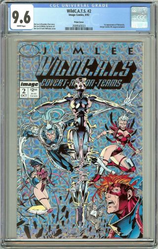 Wildc.  A.  T.  S.  2 Cgc 9.  6 White Pages (1992) 2009565023 Prism Cover