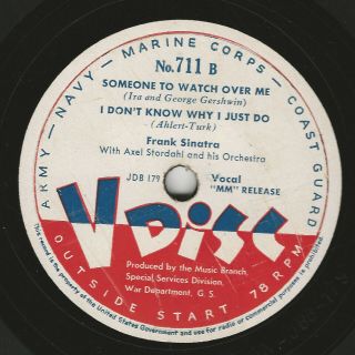 V Disc - Sinatra Rare - Someone To Watch Over Me/i Don 