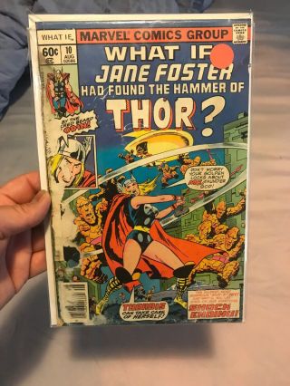 What If? 10 (aug 1978,  Marvel) First Jane Foster As Thor Mjolnir Hammer Comic