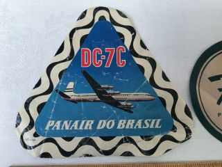 EARLY LUGGAGE PAPERS - Panagra (Pan American - Grace) and PANAIR DO BRASIL 2