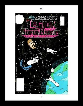 Keith Giffen Legion Of - Heroes 306 Rare Production Art Cover