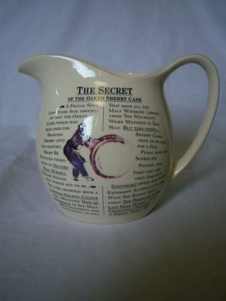 Vintage Collectable Macallan Whisky Water Pitcher Jug 