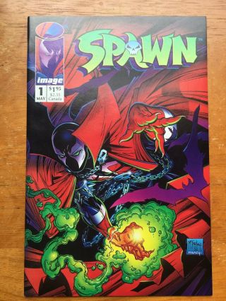 Spawn 1 (may 1992,  Image) Todd Mcfarlane 1st Appearance Of Spawn Near