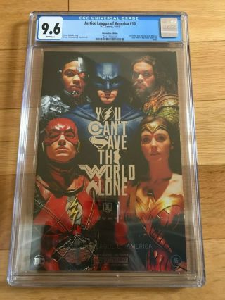 2017 Justice League Of America 15 Aquaman & Wonder Woman Photo Cover Variant Cgc