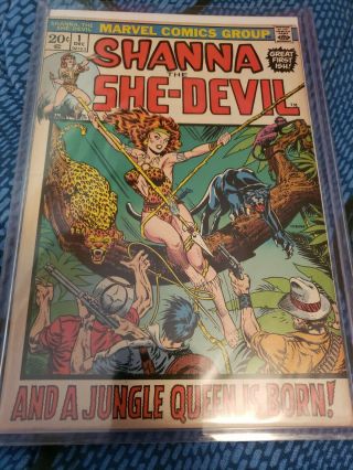 Shanna The She - Devil 1 1972 Cgc 7.  0