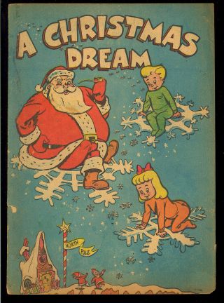 A Christmas Dream Nn Golden Age Santa Giveaway Comic 1950 Vg -