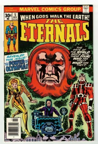 Eternals 5 (nm -) 1st Thena 1st Makkari 1st Domo Jack Kirby Art & Story 1976