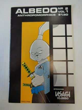 Albedo Nr 2 Vol 1 Usagi Yojimbo First Appearance Stan Sakai Autogprah & Sketch