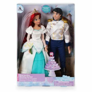 [disney] Ariel And Eric Classic Wedding Doll Set - The Little Mermaid