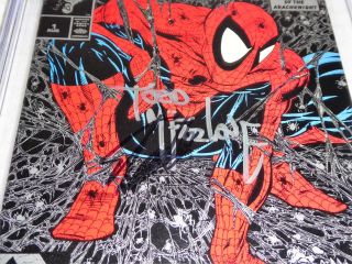 Spider - Man 1 CGC SS 9.  8 Signature Autograph STAN LEE MCFARLANE Silver Poly - Bag 4