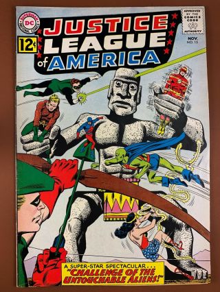 Justice League Of America 15 Dc Comics Silver Age