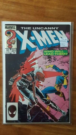 Uncanny X - Men 201 1st App Cable As A Baby Marvel Comic Book Rm15 - 41