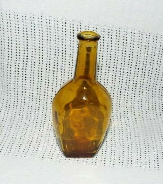 Very Rare Antique Amber Glass Marked Japan Bottle,  Lancaster,  Pa.  Find Read
