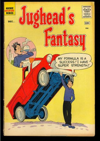 Jughead’s Fantasy 3 Last Issue Silver Age Archie Comic 1960 Vg,