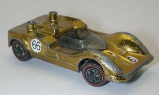 Redline Hotwheels Gold 1969 Chaparral