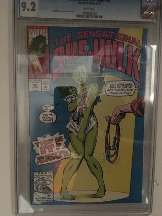Sensational She - Hulk 40 Cgc 9.  2 (white Pages) Key Nude Issue